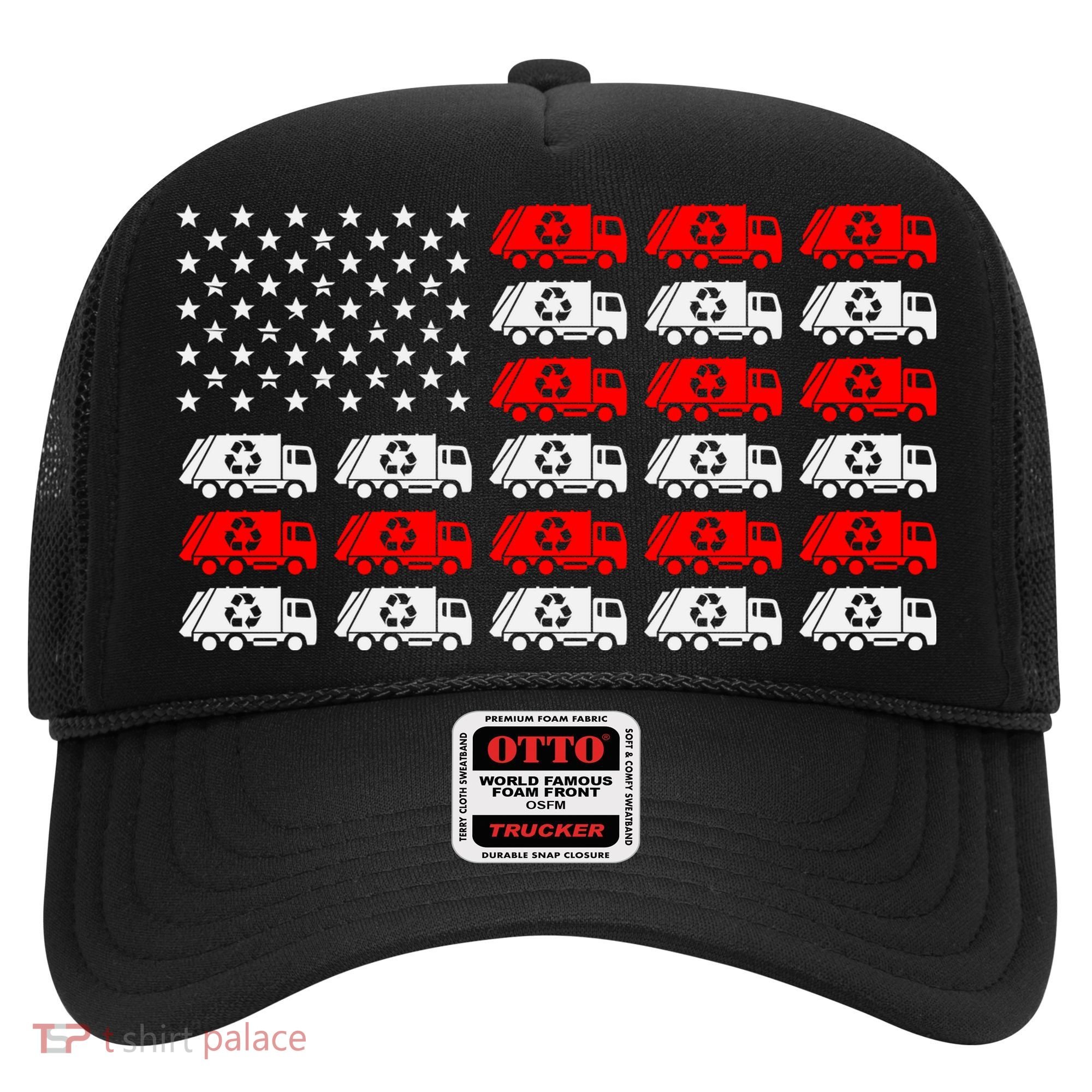 Garbage Trump American Flag Vote Trump Hat