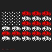 Garbage Trump American Flag Vote Trump Hat thumb 2