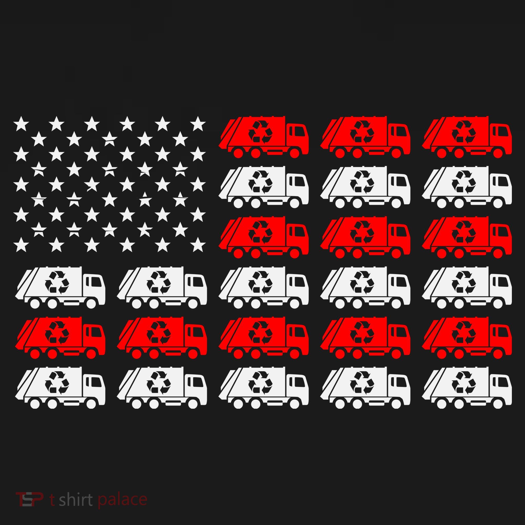 Garbage Trump American Flag Vote Trump Visor