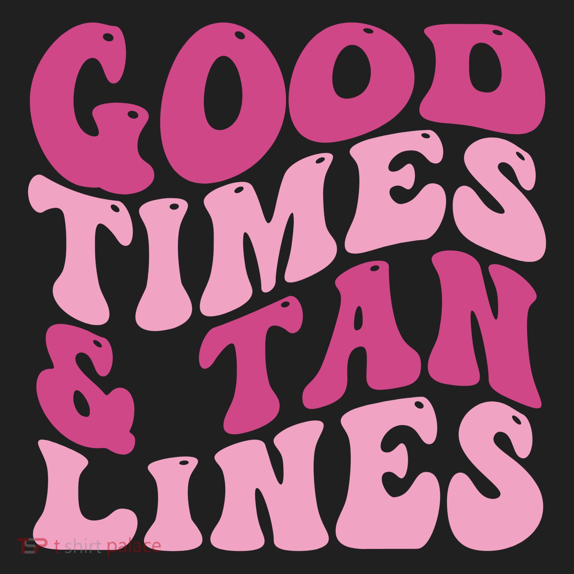 Good Times And Tan Lines Summer Groovy Women's Sweatshirt