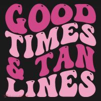 Good Times And Tan Lines Summer Groovy Coaster thumb 2