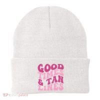 Good Times And Tan Lines Summer Groovy Beanie thumb 0