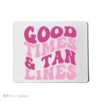 Good Times And Tan Lines Summer Groovy Mousepad thumb 0