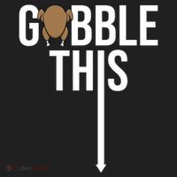 Gobble This Arrow Funny Thanksgiving Holiday Women's Sweatshirt thumb 2