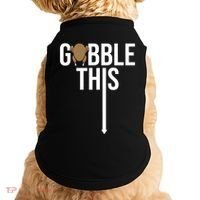 Gobble This Arrow Funny Thanksgiving Holiday Doggie Tank thumb 0