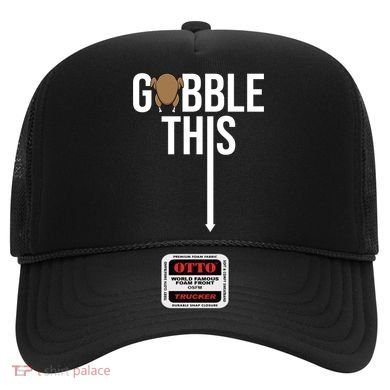 Gobble This Arrow Funny Thanksgiving Holiday Hat