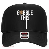 Gobble This Arrow Funny Thanksgiving Holiday Hat thumb 0