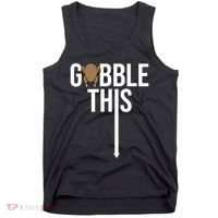 Gobble This Arrow Funny Thanksgiving Holiday Tank Top thumb 0