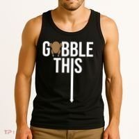 Gobble This Arrow Funny Thanksgiving Holiday Tank Top thumb 3