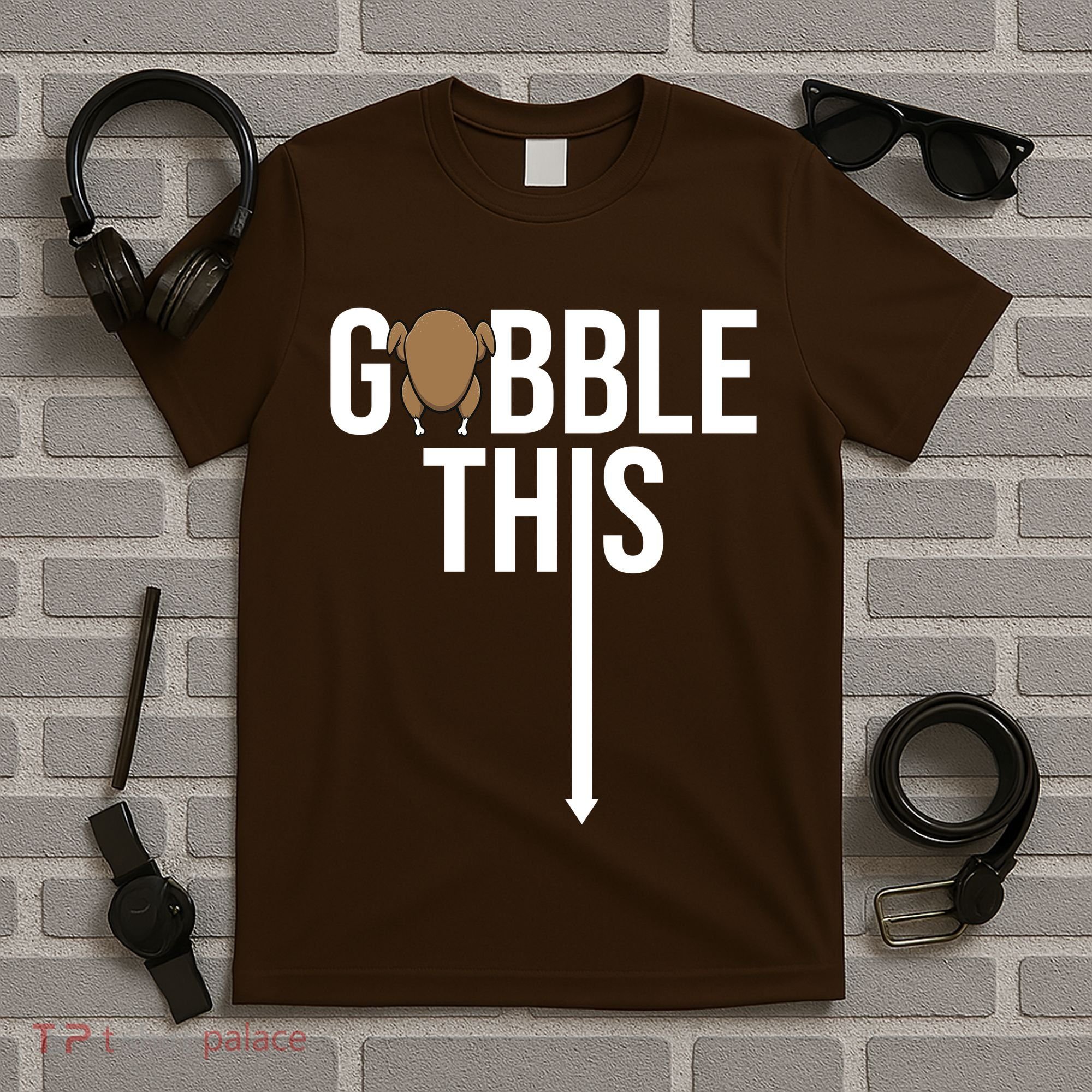 Gobble This Arrow Funny Thanksgiving Holiday T-Shirt