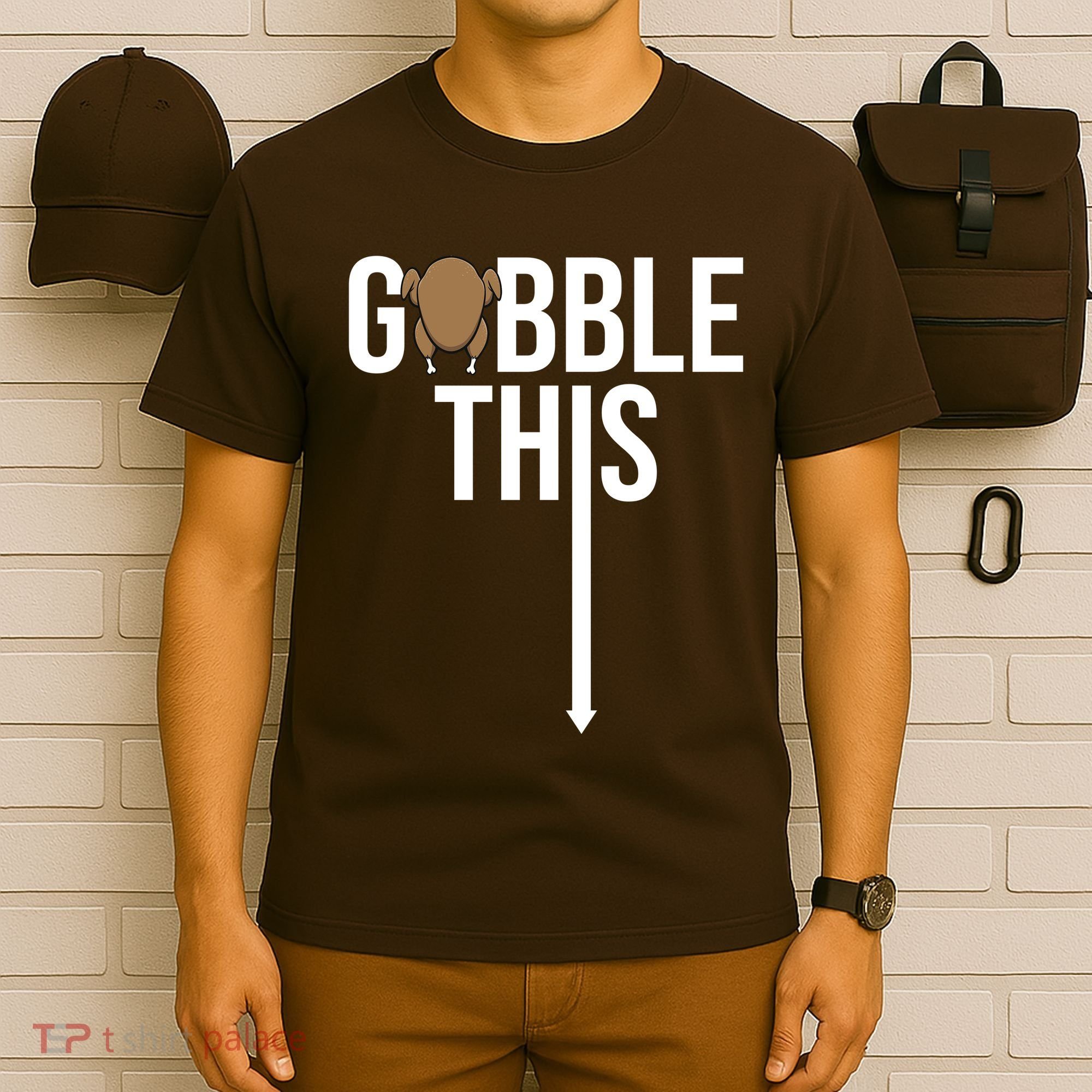 Gobble This Arrow Funny Thanksgiving Holiday T-Shirt