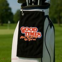 Good Times AinT We Lucky We GotEm Golf Towel thumb 2