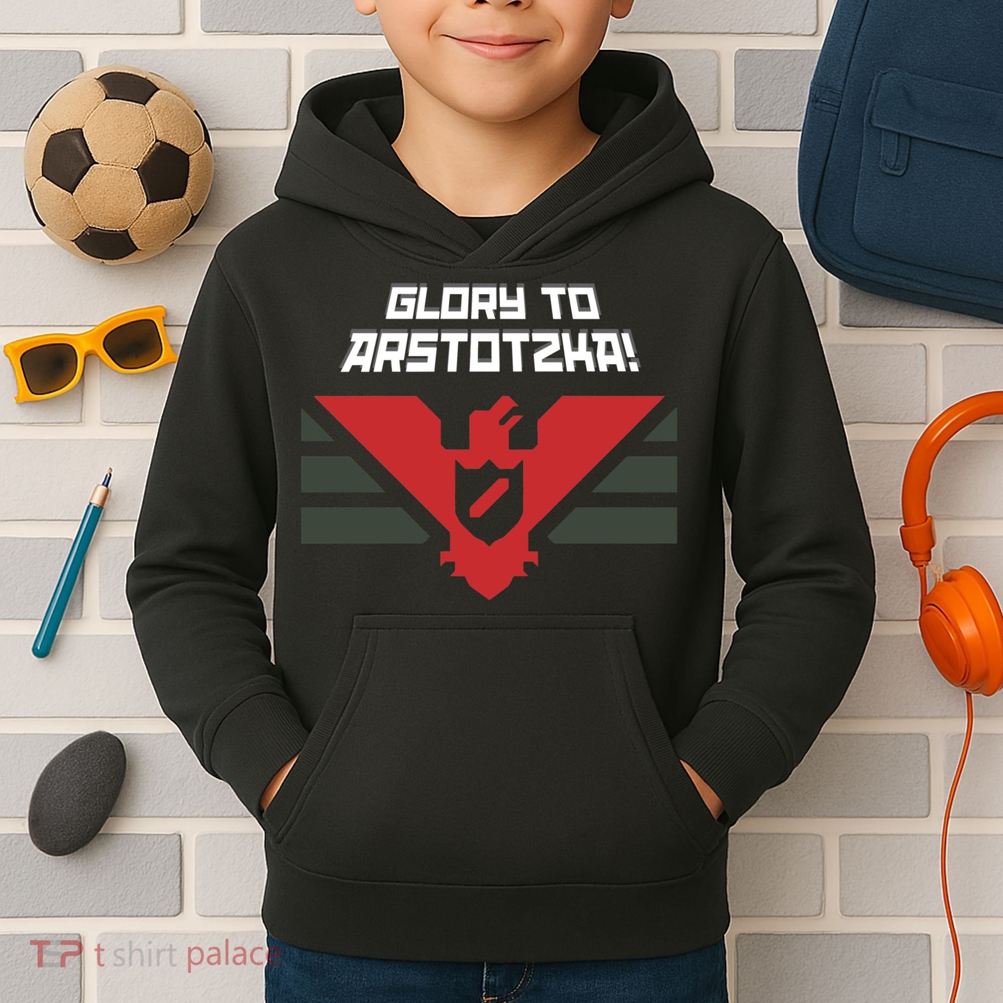 Glory To Arstotzka Kids Hoodie