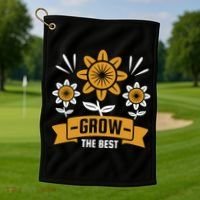 Grow The Best Golf Towel thumb 1
