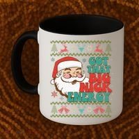 Got That Big Nick Energy Ugly Christmas Sweater Coffee Mug thumb 2