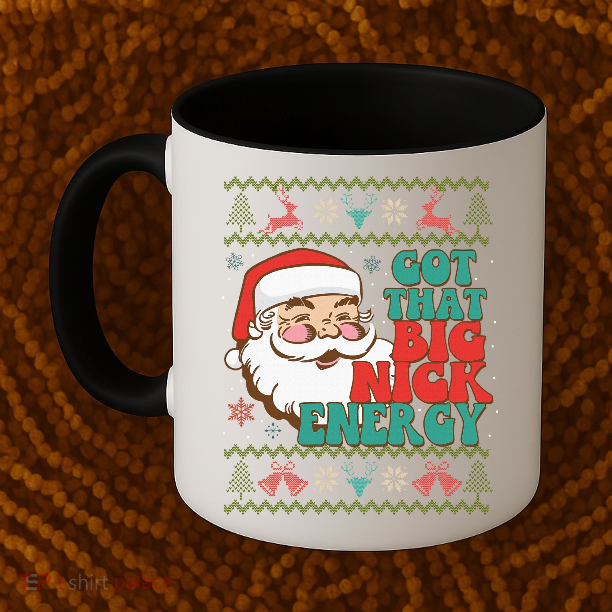 Got That Big Nick Energy Ugly Christmas Sweater Coffee Mug