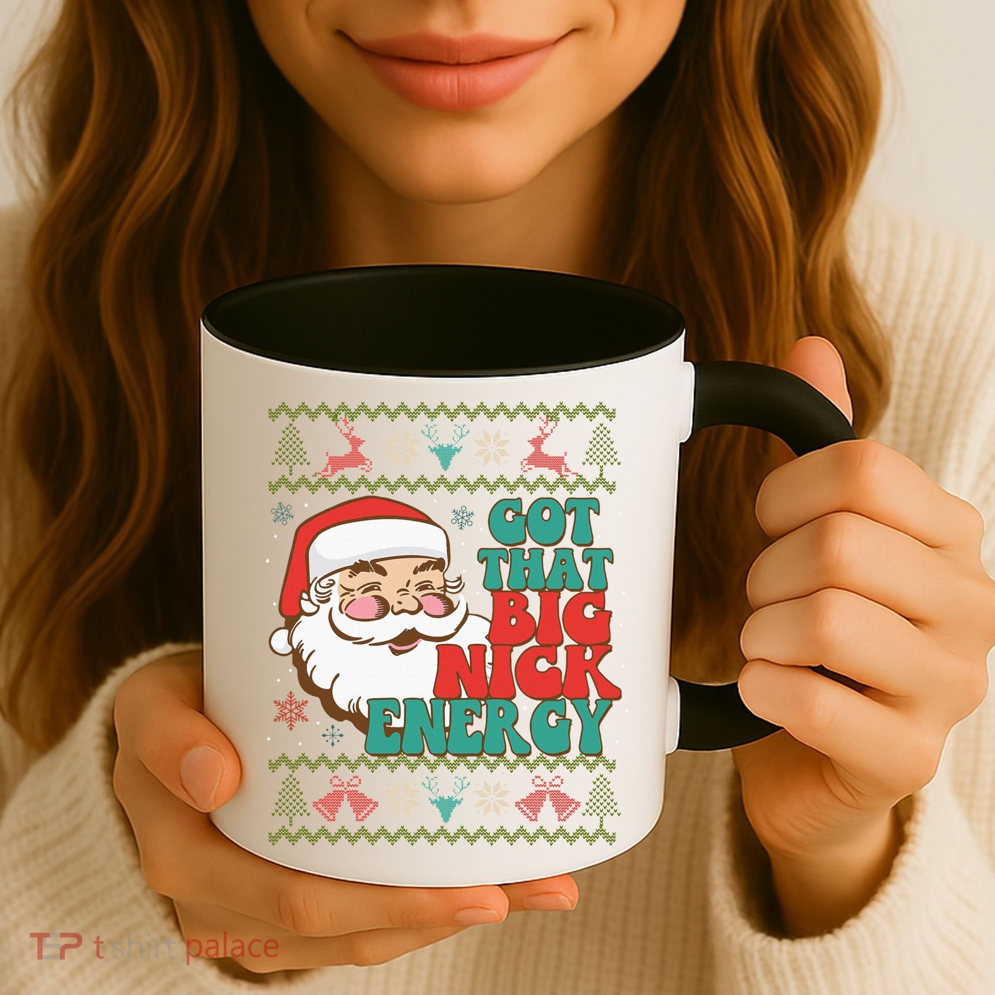 Got That Big Nick Energy Ugly Christmas Sweater Coffee Mug