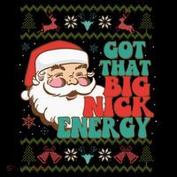 Got That Big Nick Energy Ugly Christmas Sweater Coffee Mug thumb 5