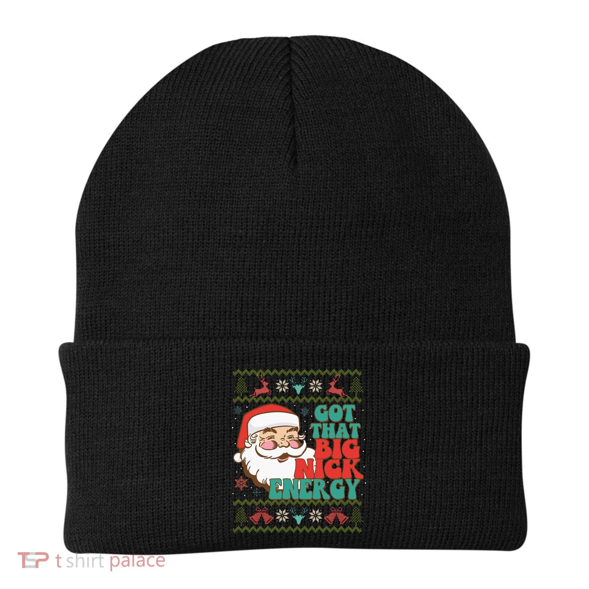 Got That Big Nick Energy Ugly Christmas Sweater Beanie