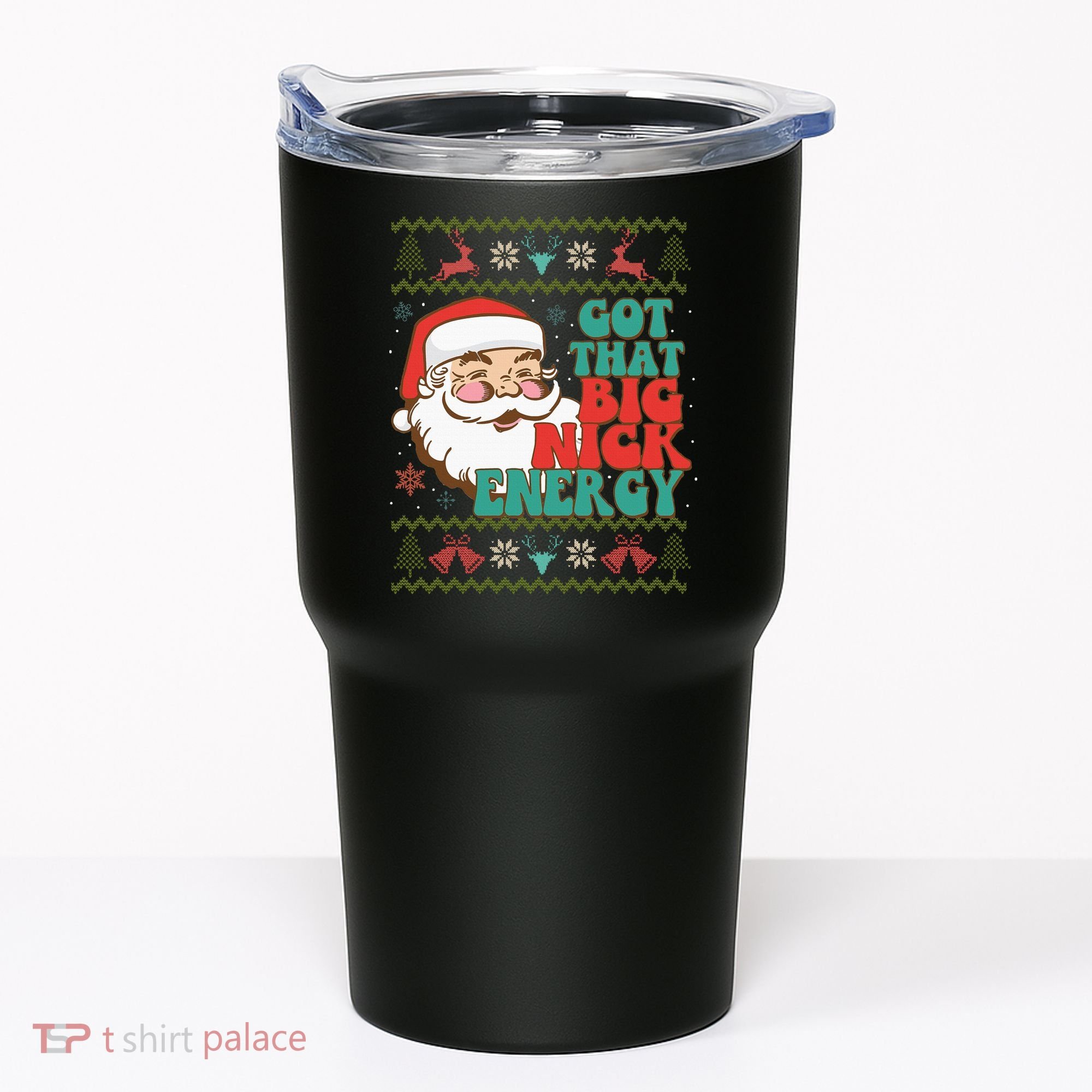 Got That Big Nick Energy Ugly Christmas Sweater Tumbler