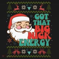 Got That Big Nick Energy Ugly Christmas Sweater Women's Tank Top thumb 5