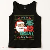 Got That Big Nick Energy Ugly Christmas Sweater Tank Top thumb 2