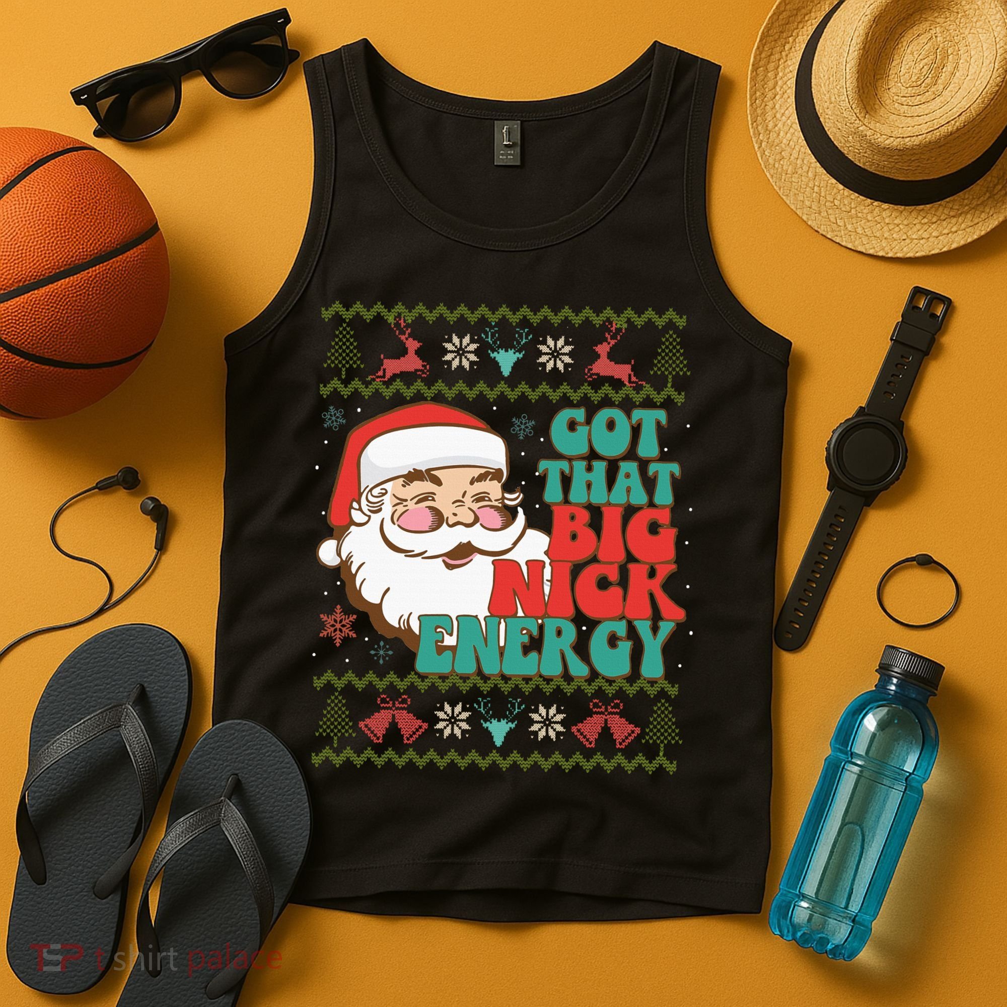 Got That Big Nick Energy Ugly Christmas Sweater Tank Top