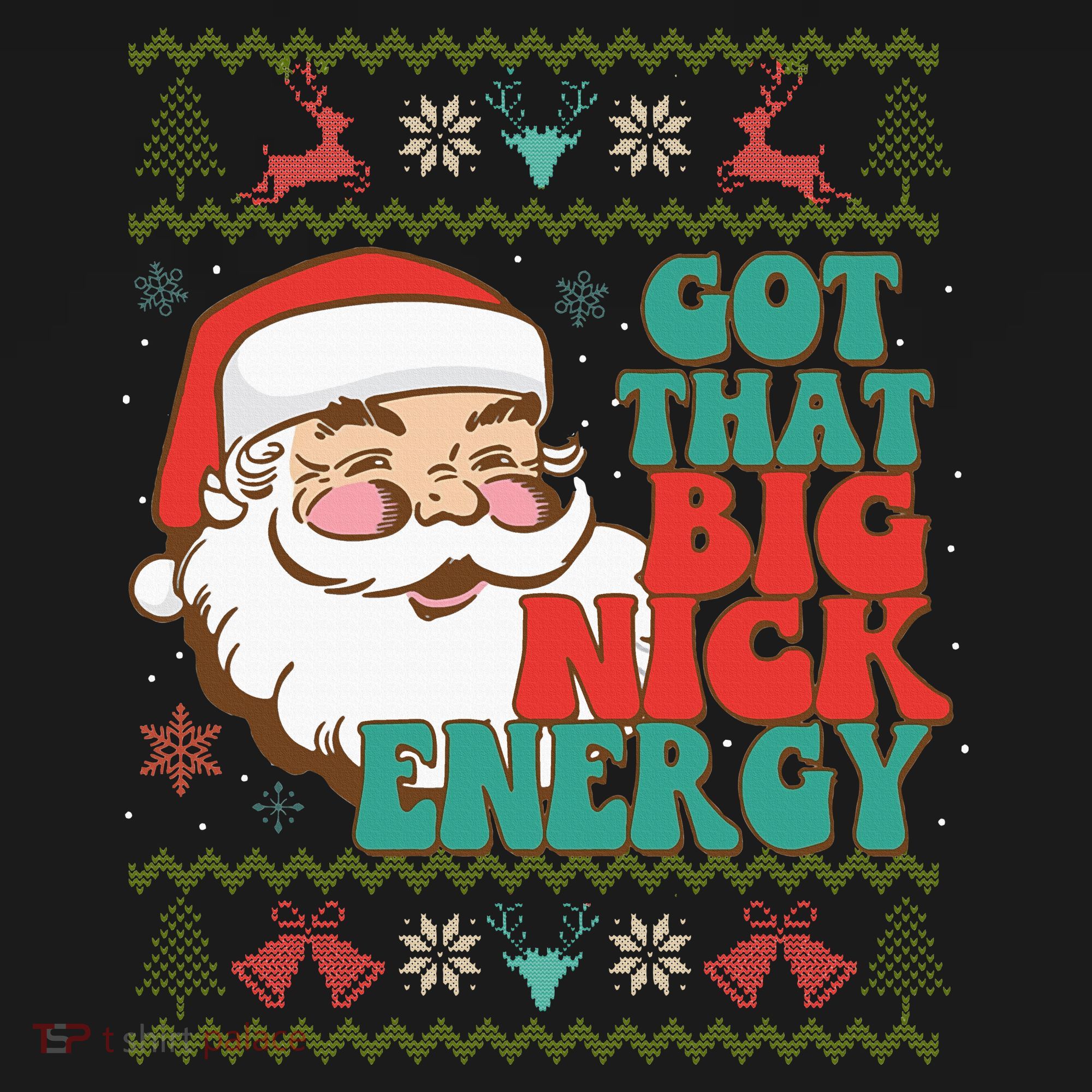 Got That Big Nick Energy Ugly Christmas Sweater Kids Sweatshirt