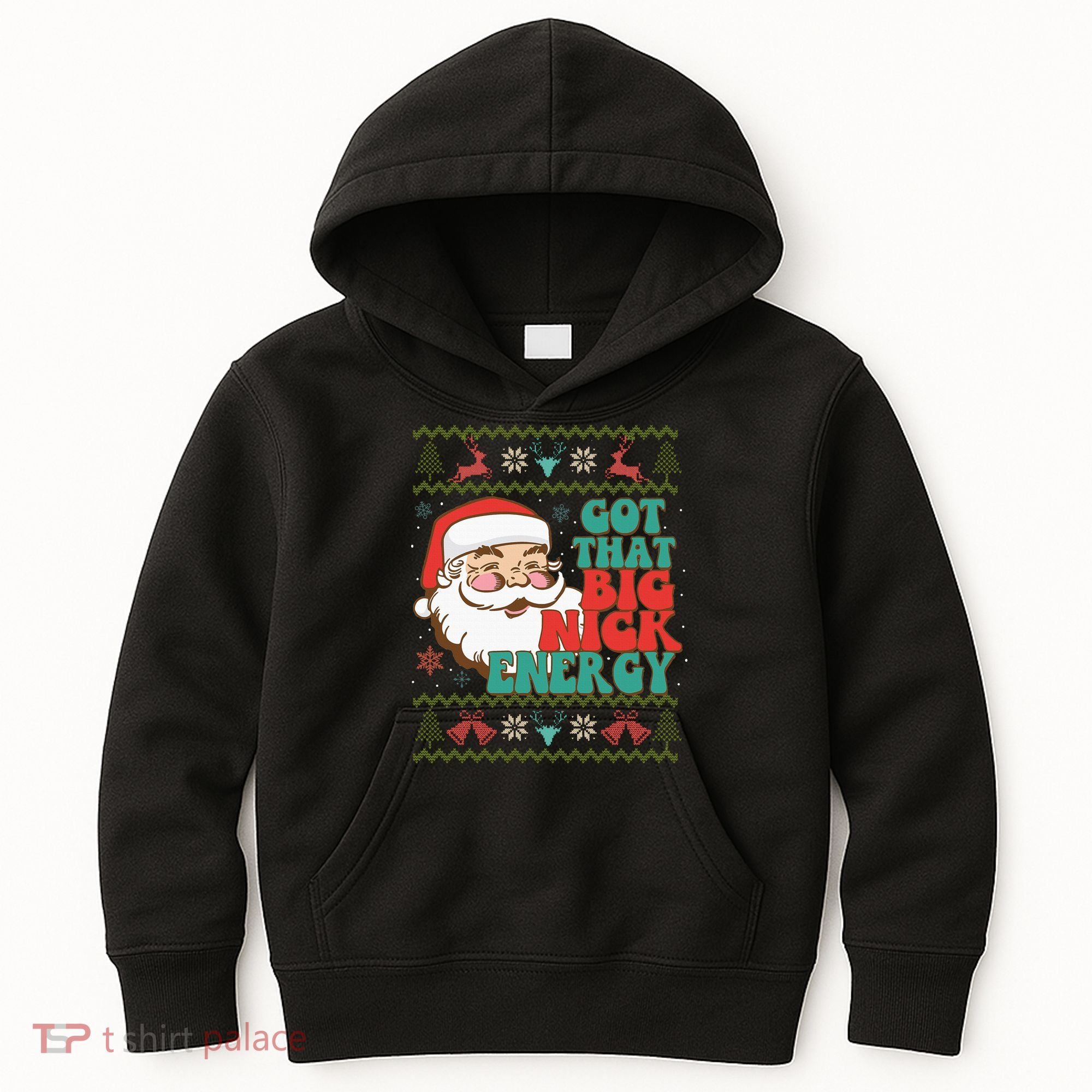 Got That Big Nick Energy Ugly Christmas Sweater Kids Hoodie