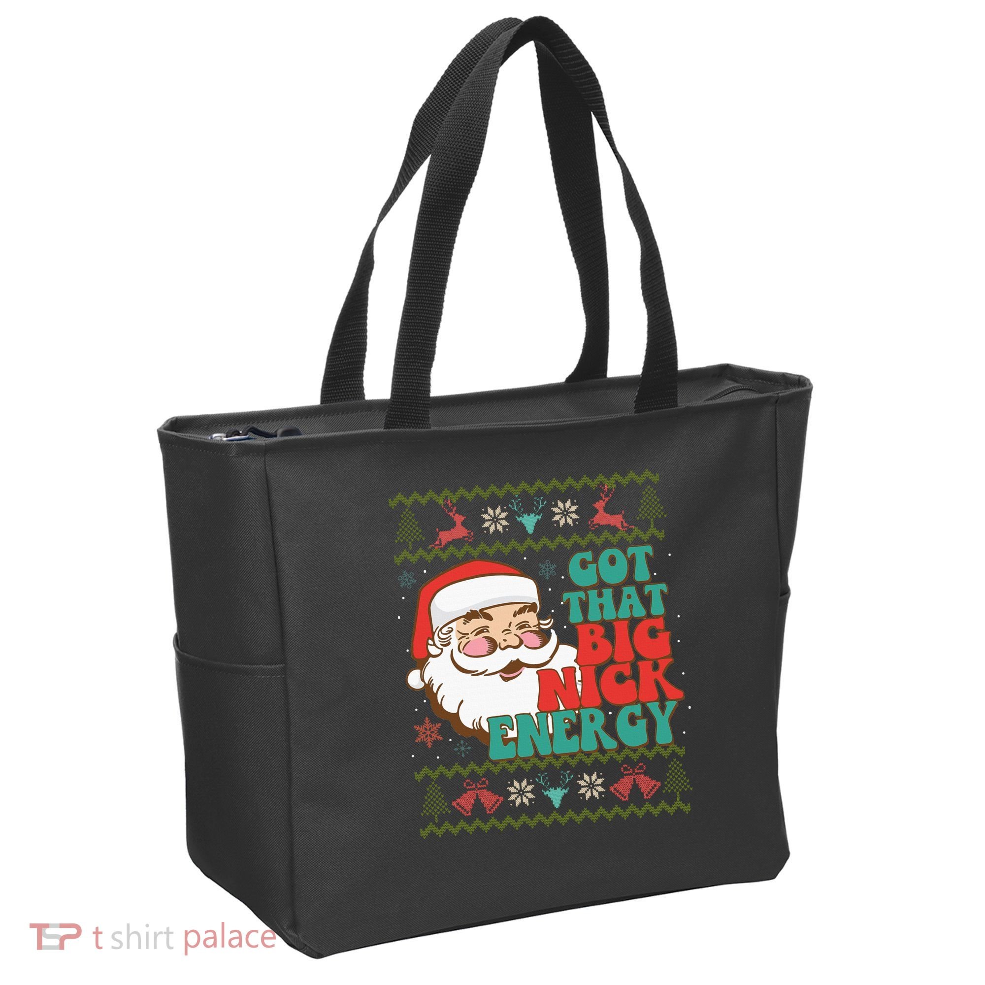 Got That Big Nick Energy Ugly Christmas Sweater Tote Bag
