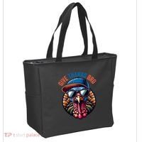 Give Thanks Bro Turkey Thankful Thanksgiving Tote Bag thumb 2