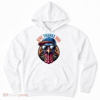 Give Thanks Bro Turkey Thankful Thanksgiving Hoodie thumb 0