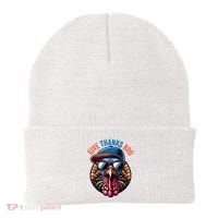 Give Thanks Bro Turkey Thankful Thanksgiving Beanie thumb 0