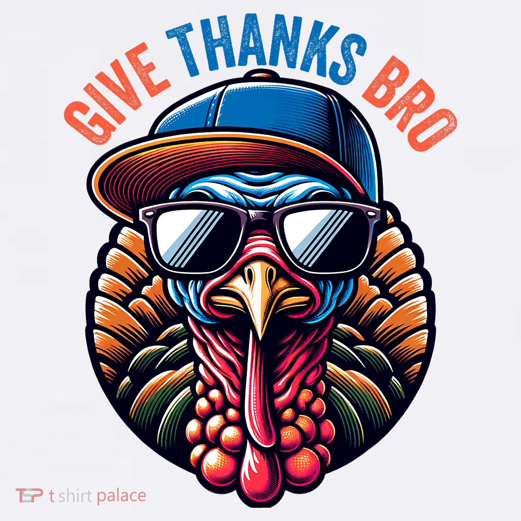 Give Thanks Bro Turkey Thankful Thanksgiving Women's Hoodie