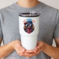 Give Thanks Bro Turkey Thankful Thanksgiving Tumbler thumb 2