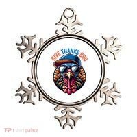 Give Thanks Bro Turkey Thankful Thanksgiving Ornament thumb 0