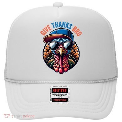 Give Thanks Bro Turkey Thankful Thanksgiving Hat