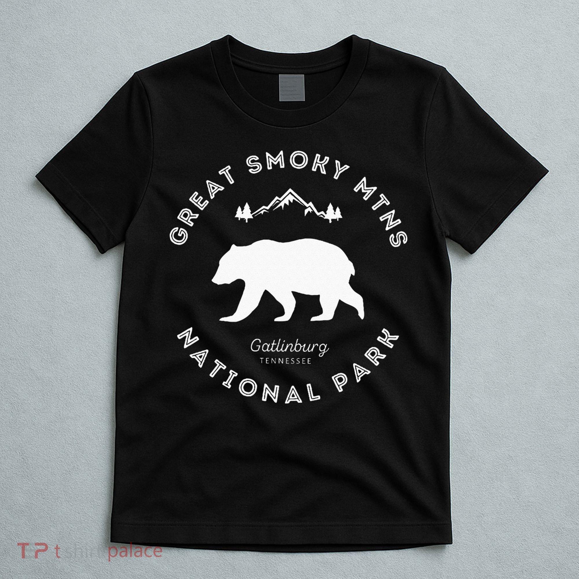 Gatlinburg TN Bear Retro Great Smoky Mountains National Park T-Shirt