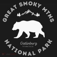 Gatlinburg TN Bear Retro Great Smoky Mountains National Park Women's Tank Top thumb 5