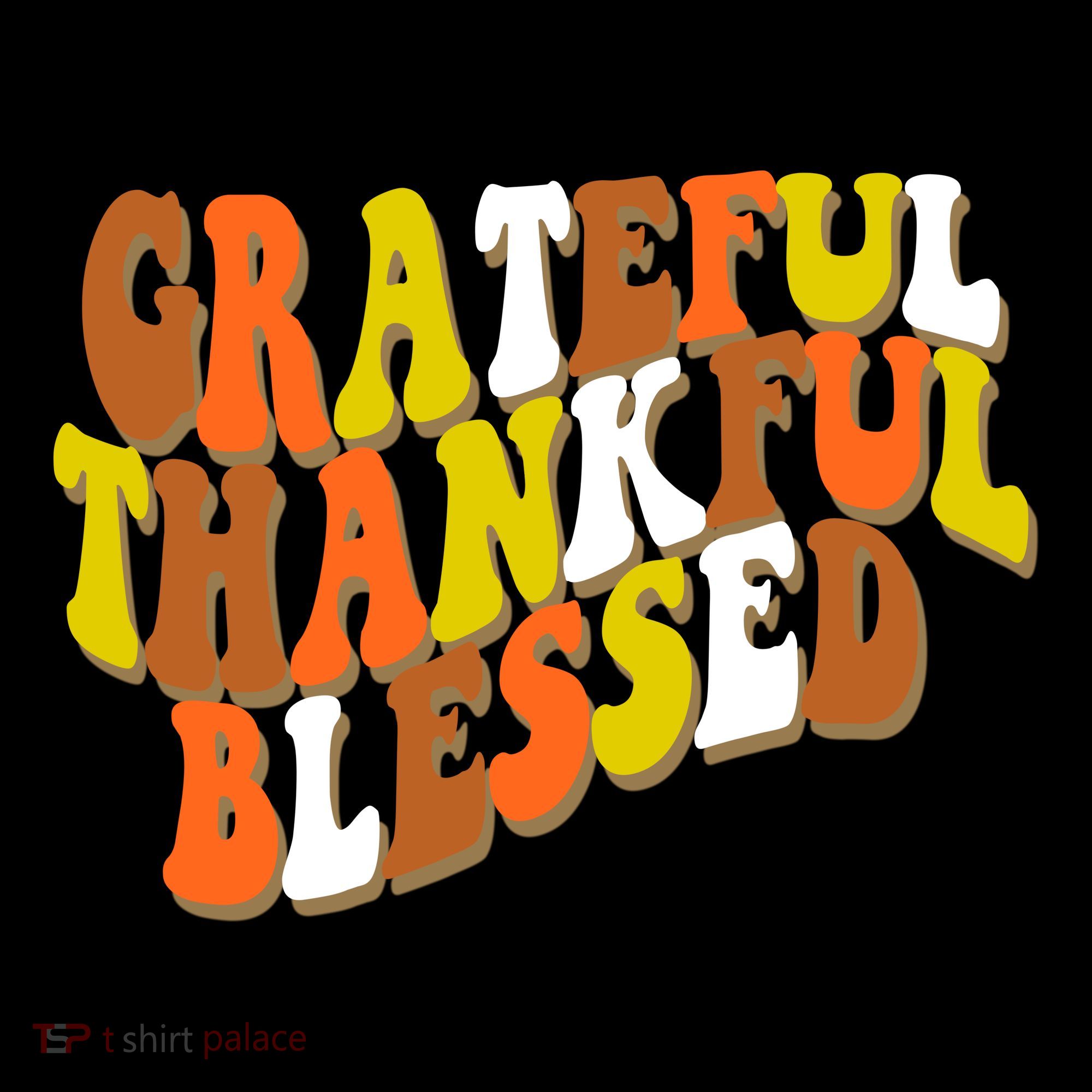 Grateful Thankful Blessed Retro Thanksgiving Visor