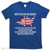 Glad To Be On The Side That Believes In God & Has Most Guns T-Shirt thumb 0