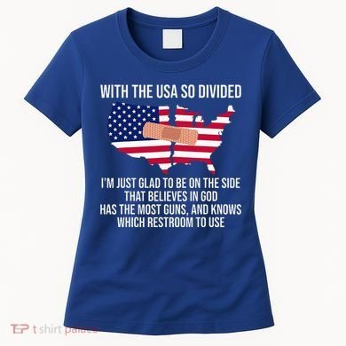 Glad To Be On The Side That Believes In God & Has Most Guns Women's T-Shirt