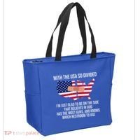Glad To Be On The Side That Believes In God & Has Most Guns Tote Bag thumb 2