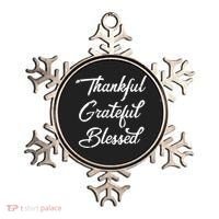 Grateful Thankful & Blessed Thanksgiving Ornament thumb 0