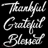 Grateful Thankful & Blessed Thanksgiving Ornament thumb 1