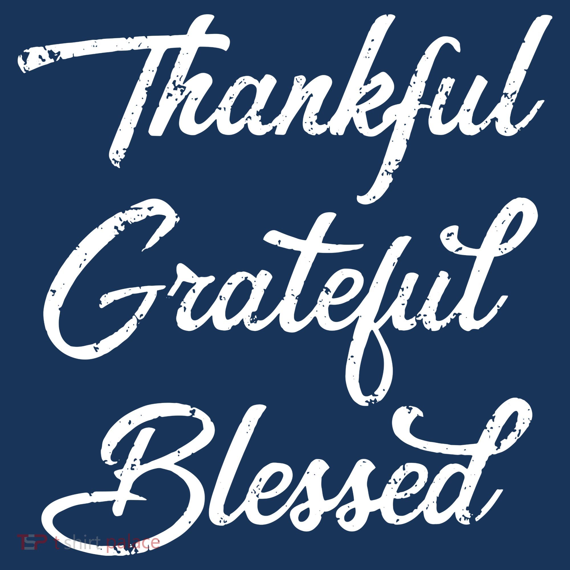 Grateful Thankful & Blessed Thanksgiving Women's Tank Top