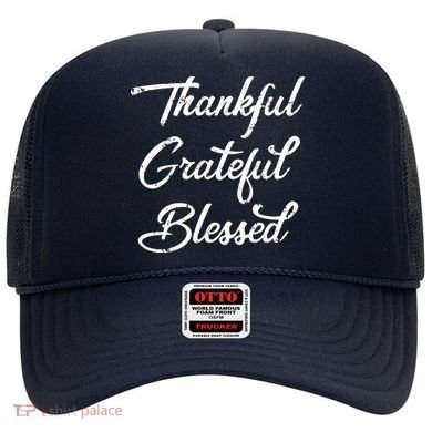 Grateful Thankful & Blessed Thanksgiving Hat