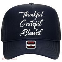 Grateful Thankful & Blessed Thanksgiving Hat thumb 0