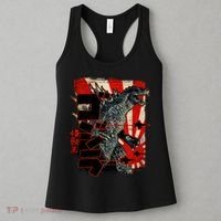 Monster Art Biollante Kaiju Alphabet Japanese Women's Tank Top thumb 3