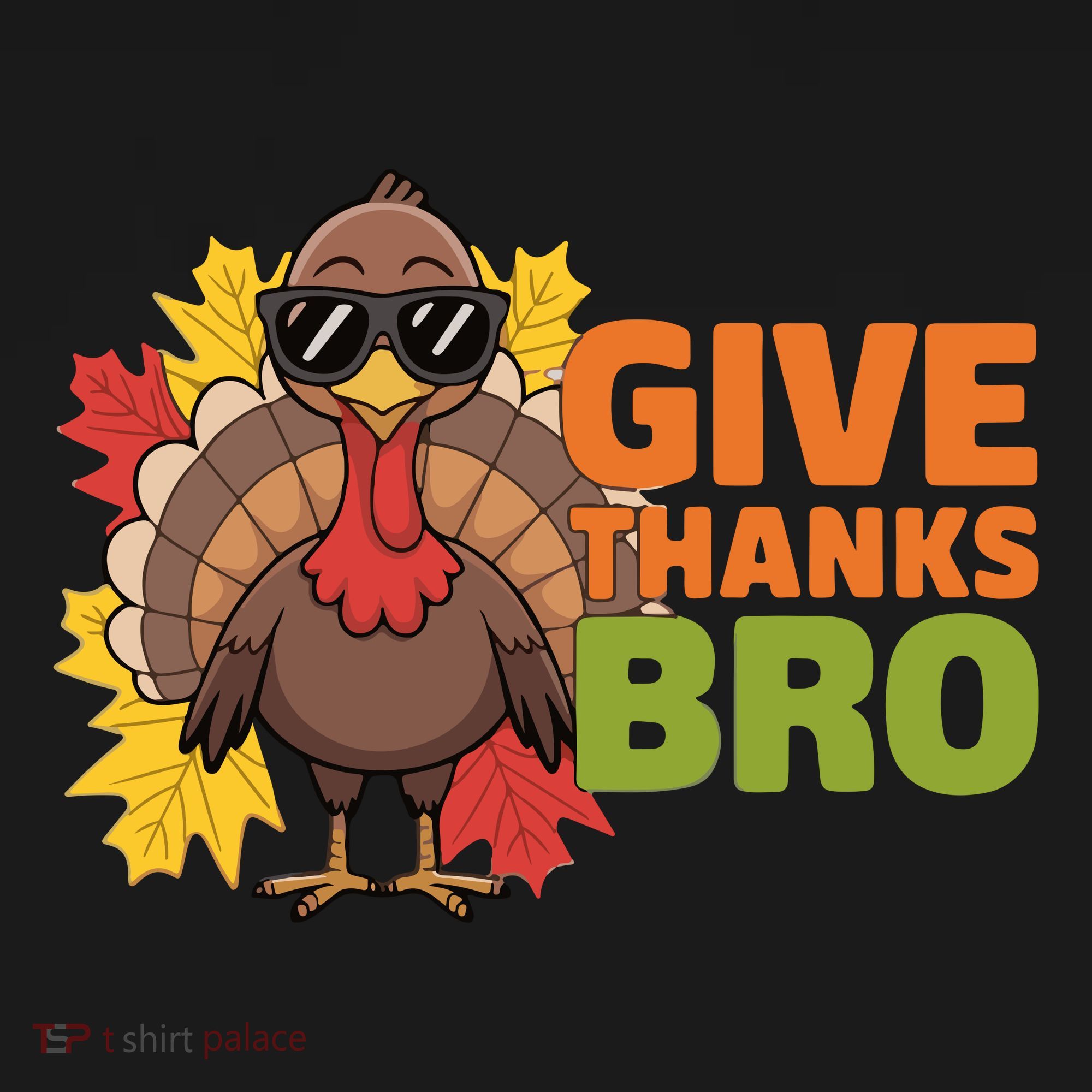 Give Thanks Bro Cute Turkey Thankful Thanksgiving Women's Hoodie